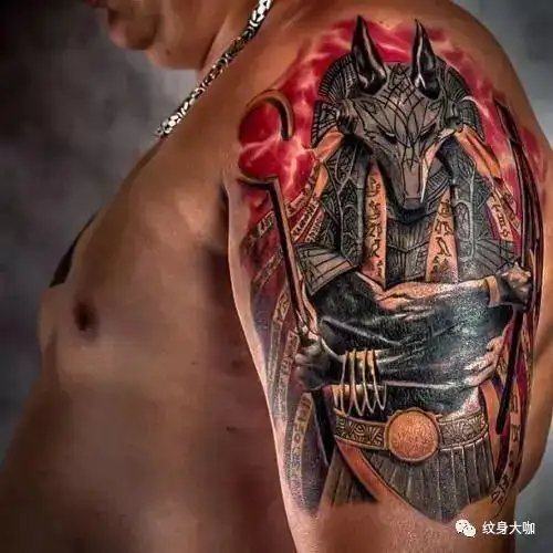 第319期纹身素材阿努比斯