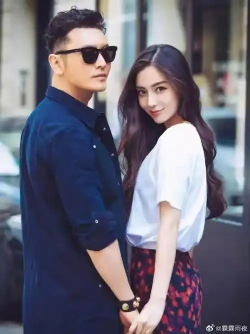 黄晓明的"六段"情感脉络!  第一任:初恋之人王晖,与他青梅竹马.