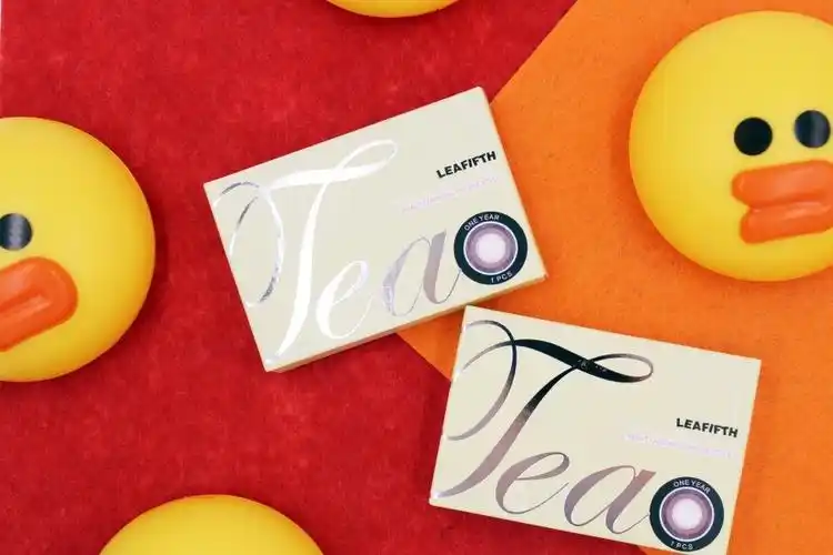 招代理 专业隐形眼镜包装盒 美瞳 leafifth sunny 初晴 批发低价图片