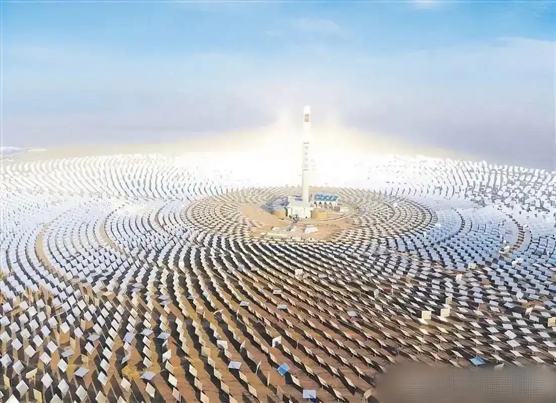 甘肃敦煌超级镜子发电站,设计年发电量达3.