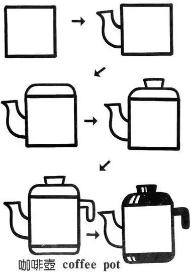 方形物品简笔画 红色正方形物品简笔画