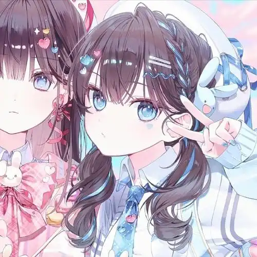 动漫闺蜜头像93#动漫#|#动漫头像#|#夏日次元盛典