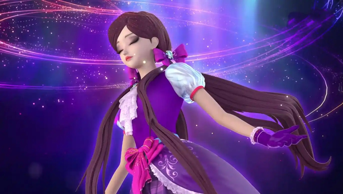 原创叶罗丽恭喜小魔女文茜变成叶罗丽战士善良的文茜比王默还美