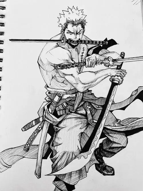 记录画画日常海贼王6976索隆