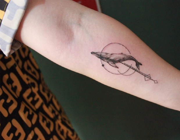 2020最新鲸鱼纹身图片大全适合男女的鲸鱼纹身图案设计2