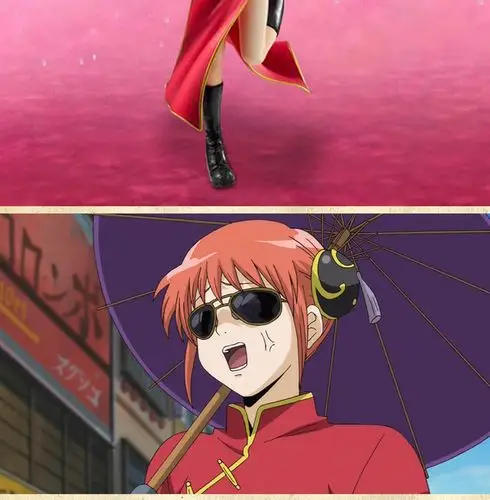 cosplay服装 银魂神乐 神乐功夫装 神乐旗袍 唐装 cosplay 神乐