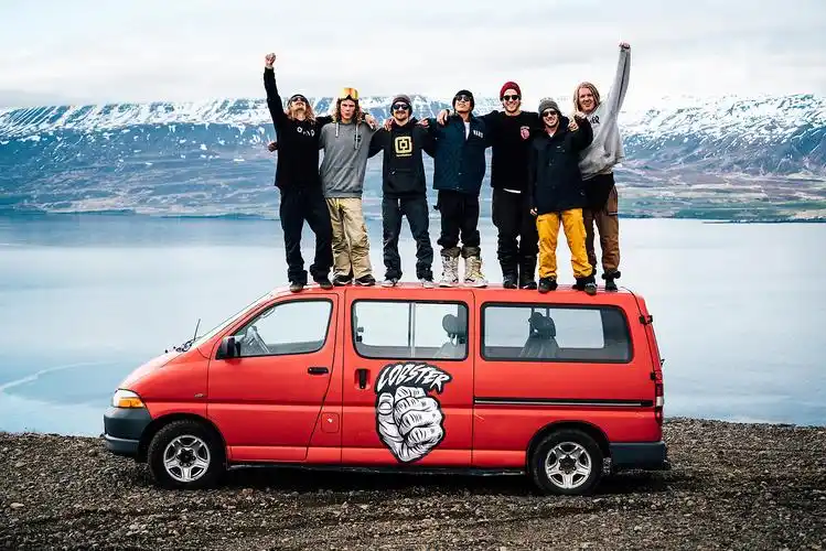 part of the cream team and their trusty steed. photo: theo muse
