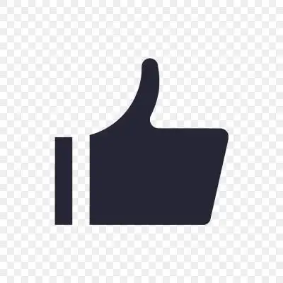 大拇指矢量图图片