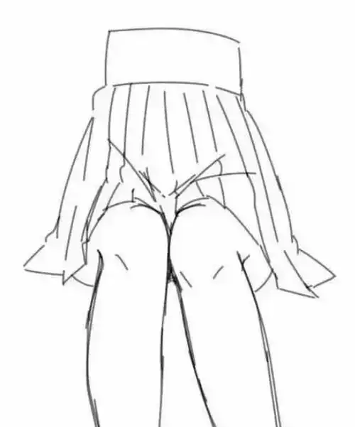 动漫女生坐姿画法,教你画出不同姿势的坐姿画法!