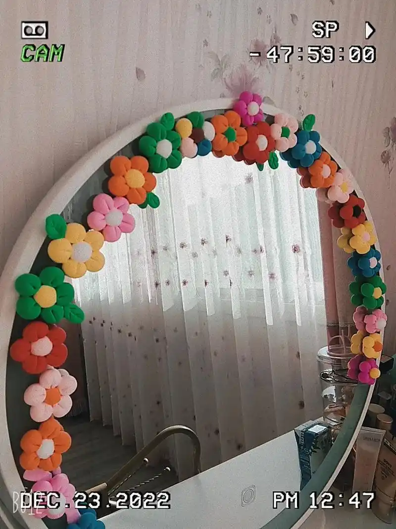 用黏土改造镜子制作相框让生活充满美好