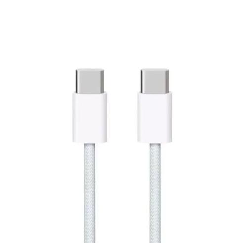 适用于苹果原装iphone1515pro双c口快充编织线拆机数据线快充线ipad