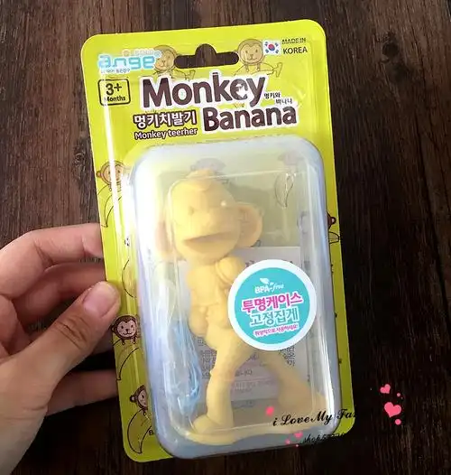 韩国ange长颈鹿婴儿牙胶咬咬小鹿宝宝磨牙棒咬胶 牙胶 可煮消毒