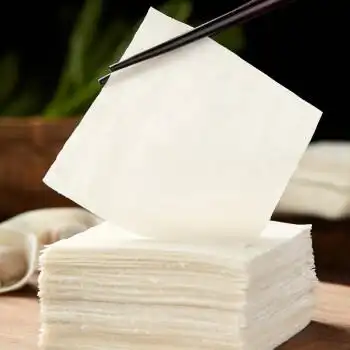 宝宝辅食馄饨皮新鲜手工家用抄手皮大小婴儿混沌皮港式云吞皮李绅白面