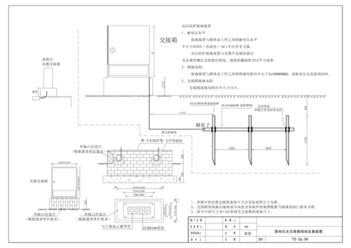 落地式光交接箱底座制作标准