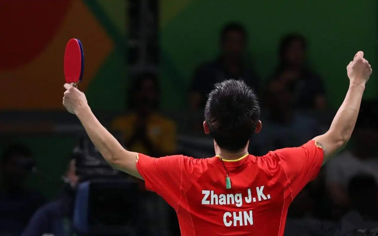 赛场上的张继科明星图片