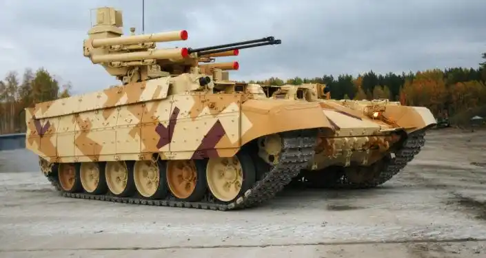 美刊评价俄罗斯"终结者"坦克支援战车