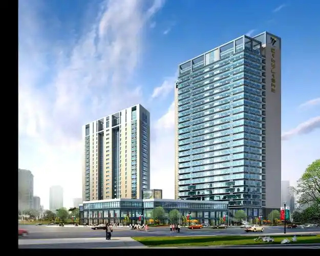 沿街商业建筑效果图