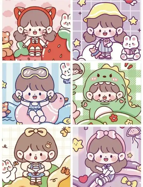 可可爱的卡通小人物 ,分享给各位姐妹(29>02 29)