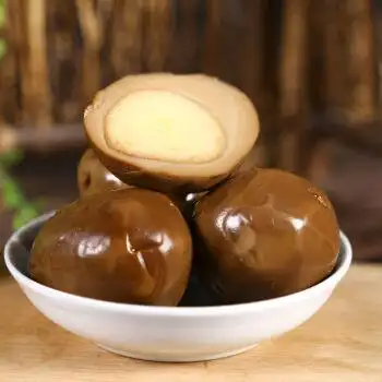 五十卤蛋乡巴佬五香茶叶蛋温州风味带壳无壳黑色鸡蛋零食 50大枚卤香