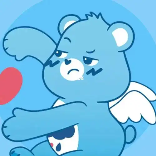 是正中你心呢快艾特她/他一起用吧#carebears#爱心小熊#情侣头像#头像