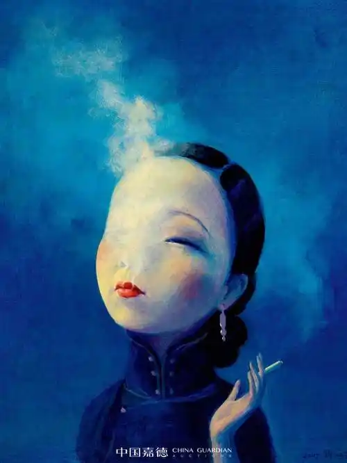 刘野经典力作《金光大道》,《阮玲玉之一》|当代艺术品市场_作品_中国