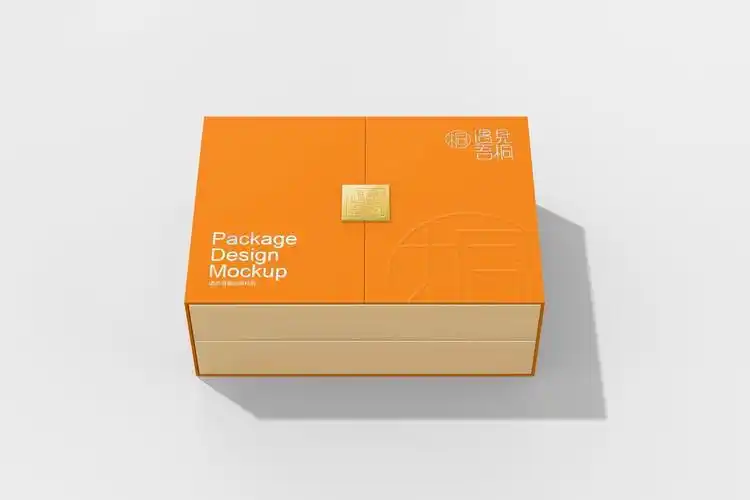 原创样机书型盒包装样机中国风礼盒样机