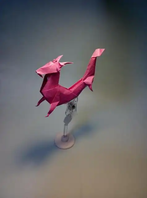 图解青龙折纸青龙的折纸大全萌麒麟折纸图解-神兽麒麟青龙的折纸大全