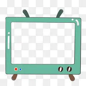 卡通电视机老式复古