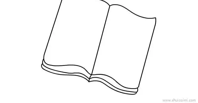 书本儿童画怎么画书本简笔画顺序