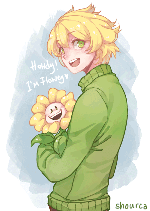 undertale传说之下精美人物图包小花3期篇