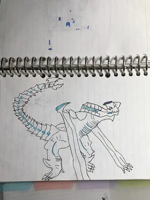 环太平洋怪兽简笔画