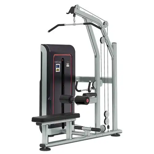 商用健身房坐姿式高位下拉低拉划船拉背肌肉力量训练健身器械