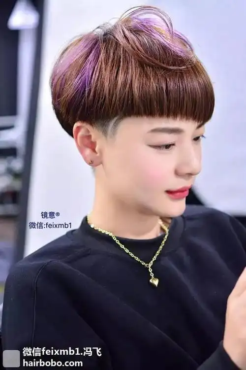 如果不想跟别人撞发型,一款雕刻或者个性挑染是上选