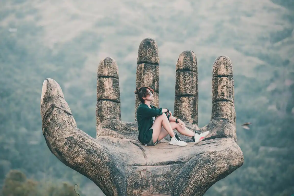 原创宿雾这个网红景点本是美丽花海却因造型独特的佛手走红