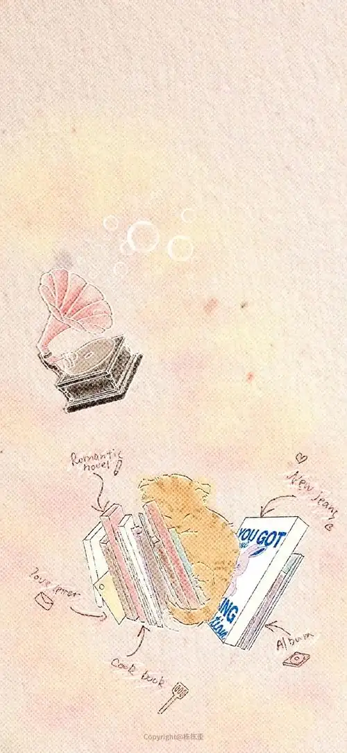 清新可爱手绘插画壁纸