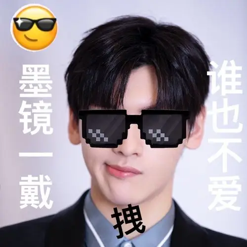 哈哈哈哈翟潇闻人间小可爱表情包太实用了