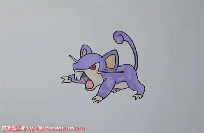 拉达怎么画拉达简笔画简单好看