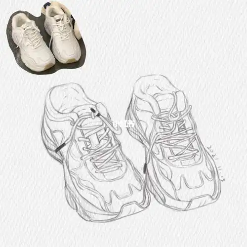 ipad绘画运动鞋小练习