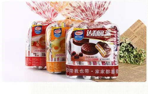 正宗达利园蛋黄派巧克力糕点美味早餐食品甜点蛋微商休闲零食300g