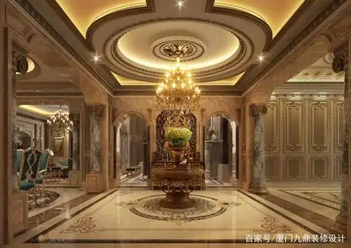厦门别墅装修设计,法式宫廷别墅设计效果图,真的太赞啦!