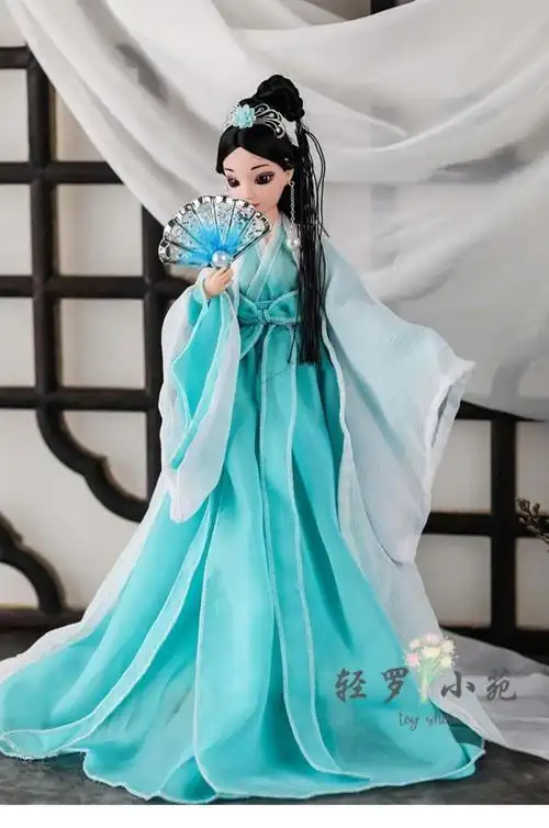 芭比娃娃的古代衣服 仙子古典仙女古代玩具洋娃娃珍藏版仿真古装女