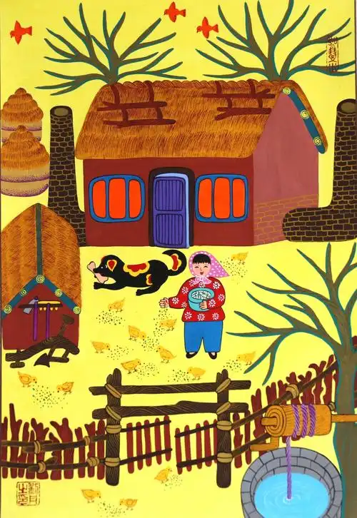 【画品诗心】题刘丹农民画(2)//王士臣