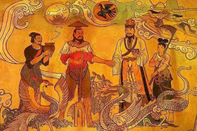 以黄帝为首领的部落,最早住在我国西北方的姬水附近,后来搬到涿鹿今