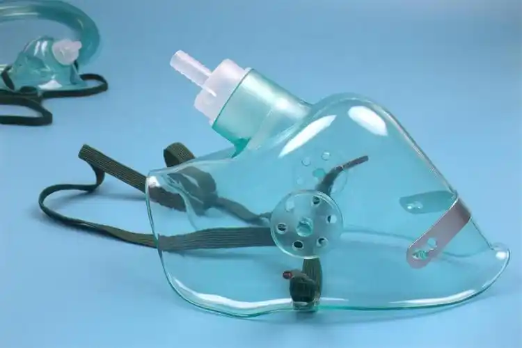 良好的销售适合呼吸机医用级pvc氧气面罩