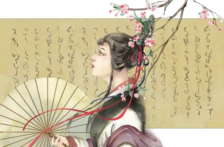 古风女子侧面头像练习