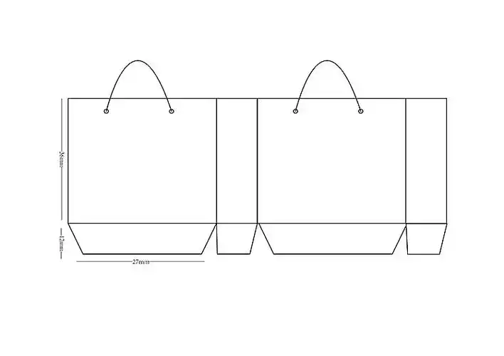 袋子展开图示意图|平面|包装|宇宙无敌tong - 原创作品 - 站酷 (zcool