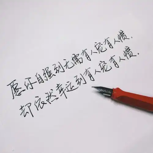 手写,句子,图片,语录,治愈系