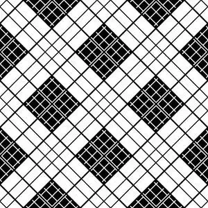 黑白格子布图片