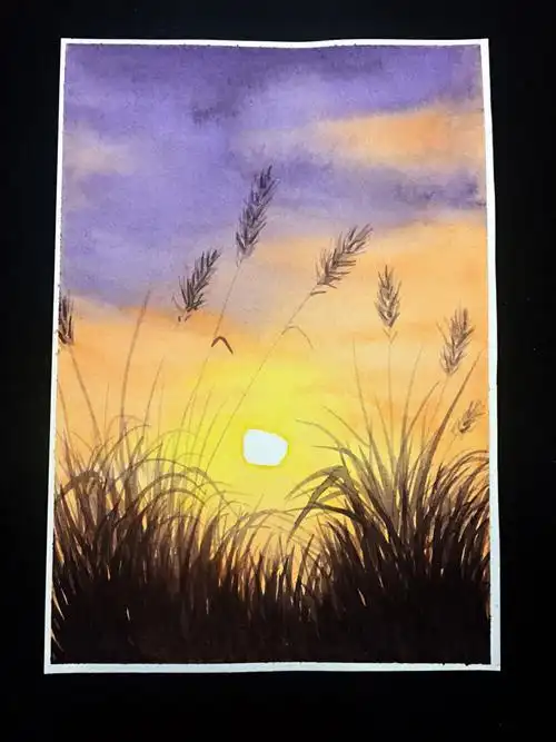 风景水彩画简单又好看 水彩画风景简单入门