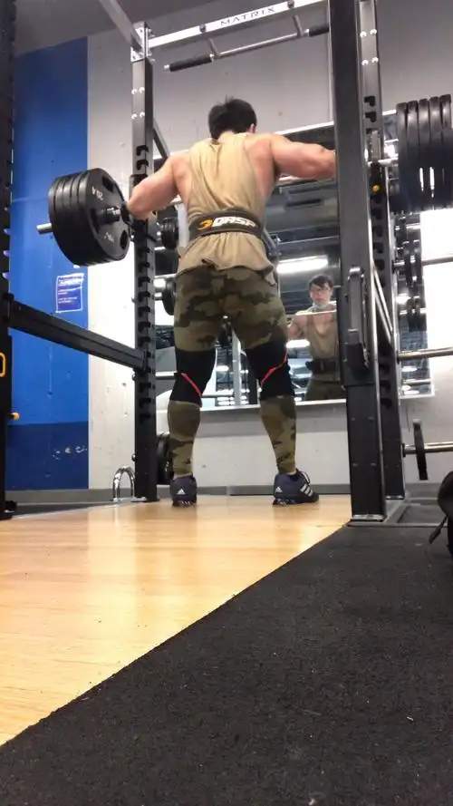 一年多没上这个重量了500磅深蹲稍微冲一冲佛系举铁勿喷